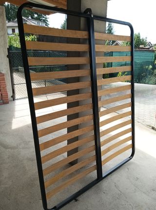 Rete letto matrimoniale doghe in legno