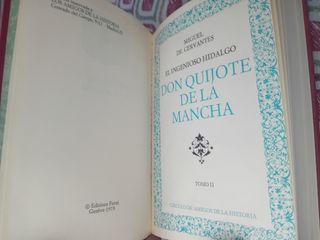 El Quijote 3 tomos Ferni