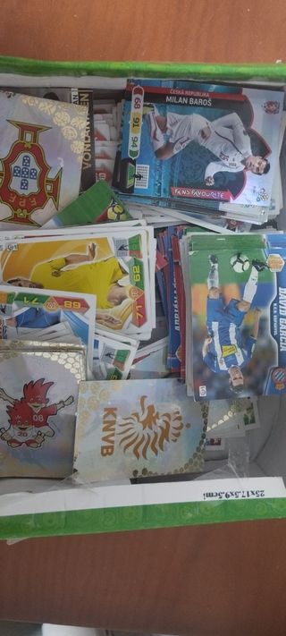 Cartas fútbol: colección variada
