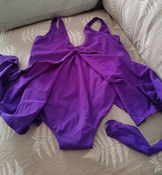 Bañador premamá Prenatal morado