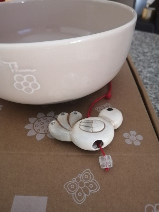 Ciotola Thoun con uccellino