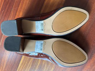 Clarks Zapatos Marrón T38 Mujer