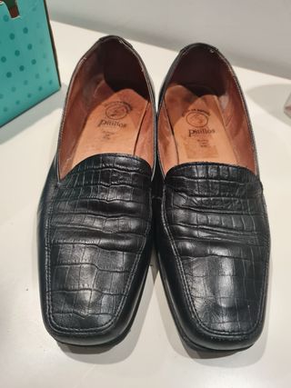Zapatos Pitillos negros - Piel