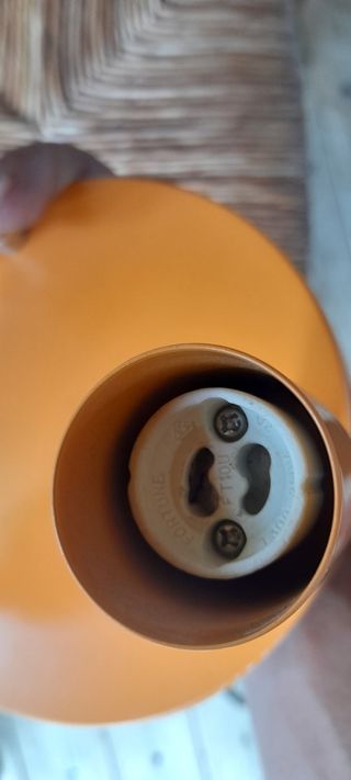 Lampada soffitto arancio 3 luci