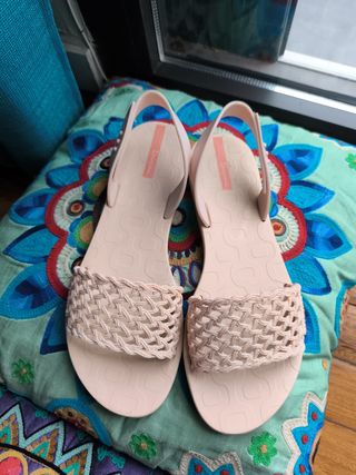 Ipanema Sandalias de goma Beige 39, poco uso.