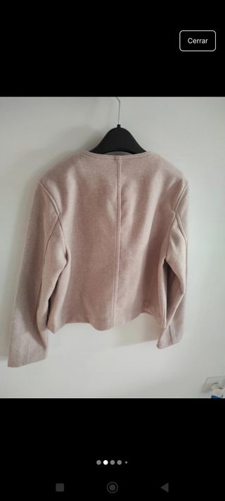 Chaqueta Zara M rosa - Nueva