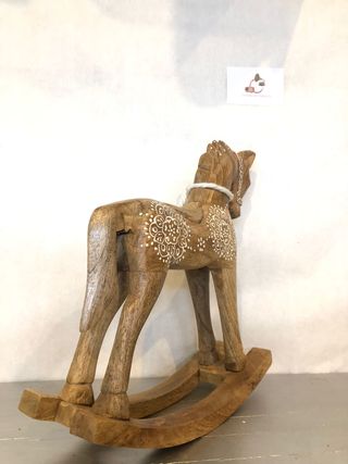 Cavallo legno arredo casa design moda Legno cavall