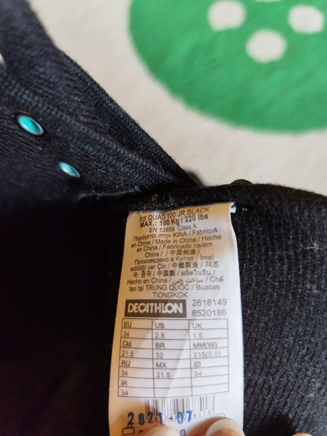 Patines Oxelo Ajustables talla 34 y otros 37