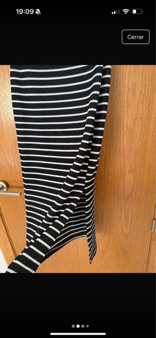 Vestido rayas blanco&negro