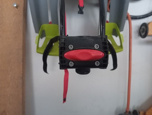 Silla bici niño - Gris/Verde