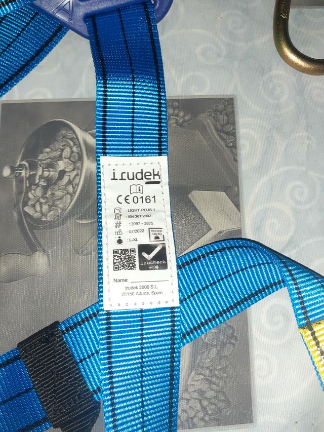 Arnés Irudek: nuevo, sin usar