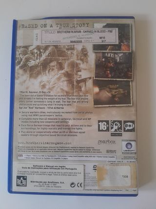 Brothers in Arms PS2 - Earned in Blood