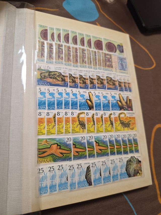 Sellos España: Fauna y Viajes (64uds)