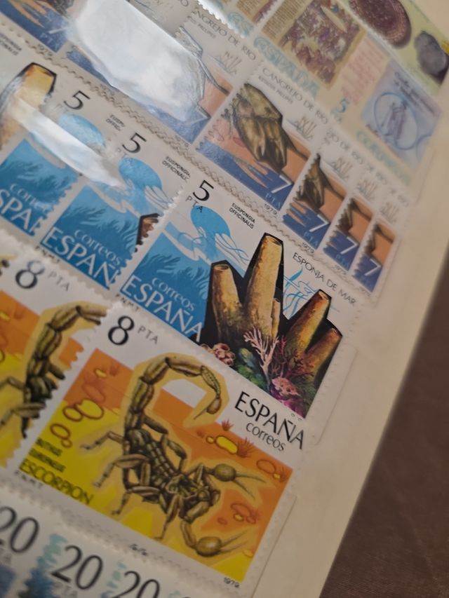 Sellos España: Fauna y Viajes (64uds)