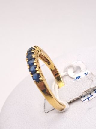 Anillo zafiro oro 18k - 