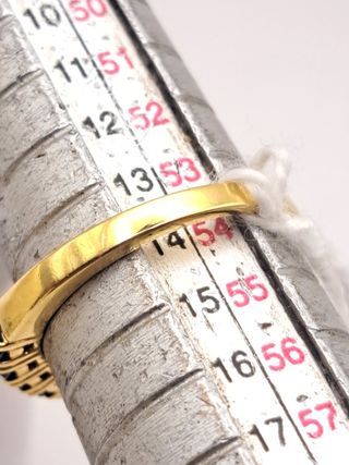 Anillo zafiro oro 18k - 