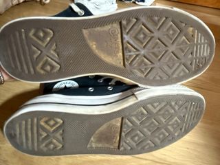 Converse negras plataforma talla 40