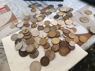 Monedas antiguas: colección de pesetas