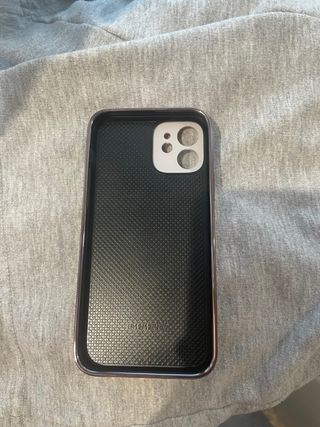 Funda iPhone 12 rosa pastel