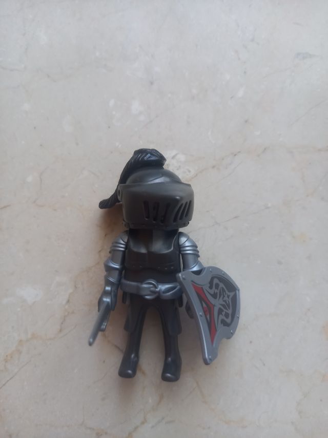 3 Caballeros y un caballo Playmobil Medieval