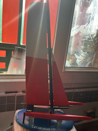 Maqueta Catamarán F50 SailGP