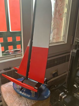 Maqueta Catamarán F50 SailGP