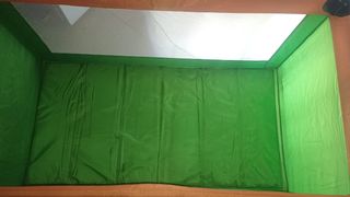Cuna Plegable Bebé Verde-Naranja