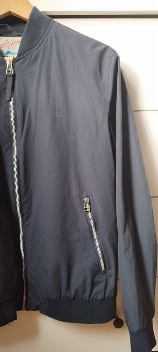 Chaqueta bomber azul,entretiempo.