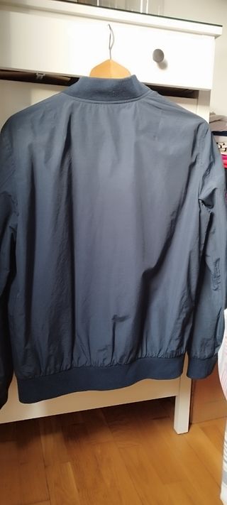 Chaqueta bomber azul,entretiempo.