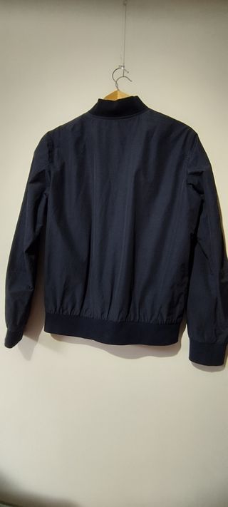 Chaqueta bomber azul,entretiempo.