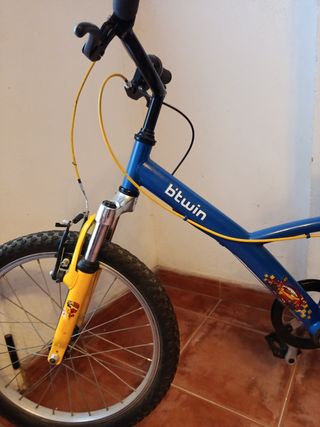 Bicicleta niño Btwin 20" azul