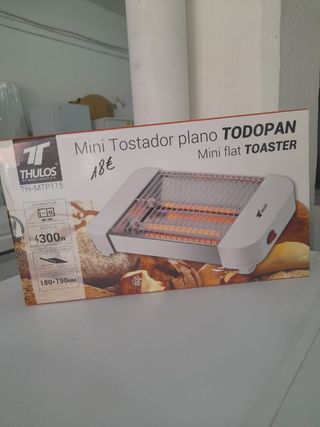 Mini Tostador Plano Todopan TH-MTP115.