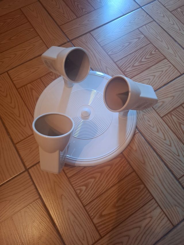 Plafón 3 luces blanco