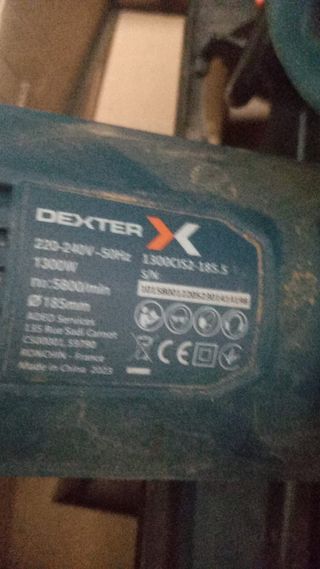 Sierra circular Dexter 1300W