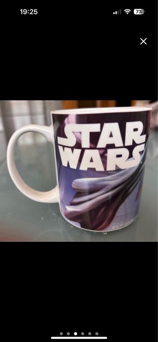 Lote de 2 Tazas Star Wars R2D2 y Darth Vader