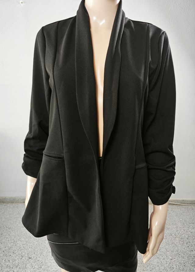 Blazer negra Boohoo talla 44 - Nueva