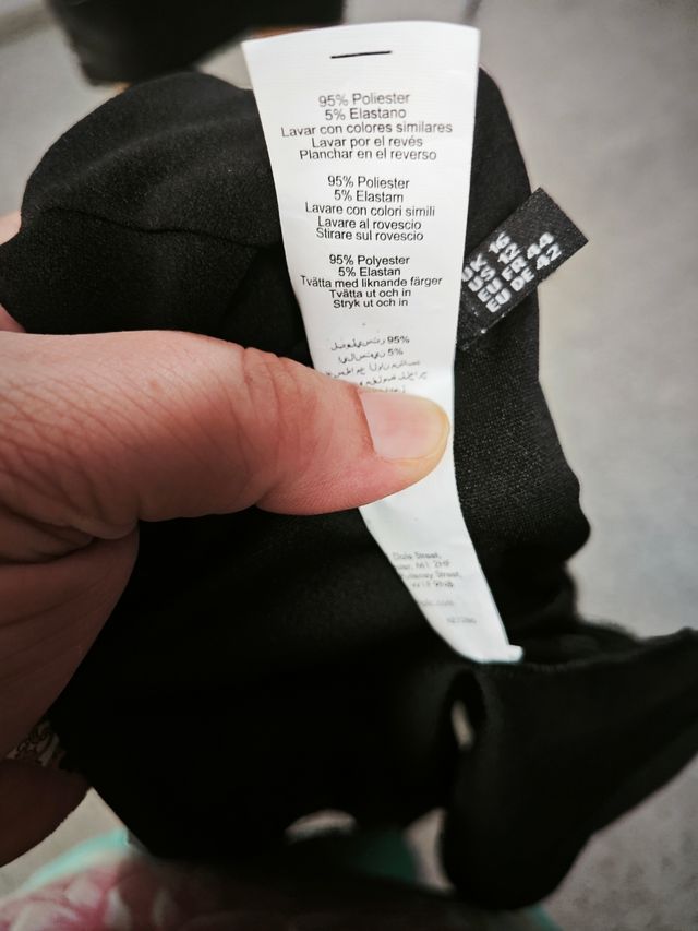 Blazer negra Boohoo talla 44 - Nueva