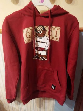 Sudadera TYS Oso estilo Gucci roja L