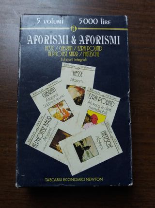 aforismi Hesse Gibran Ezra Pound Karr Nietzsche €3