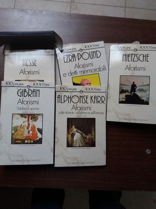 aforismi Hesse Gibran Ezra Pound Karr Nietzsche €3