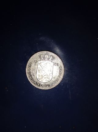 Moneda 2,5 Florines 1948 Reina Juliana