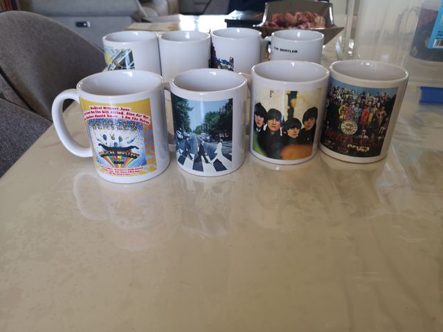 Set di 8 tazze The Beatles