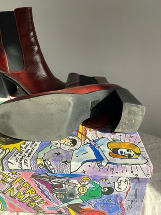 Botines piel Jeffrey Campbell Marrón 40