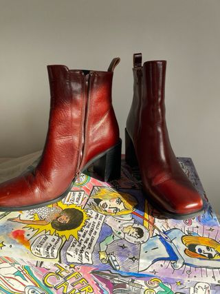 Botines piel Jeffrey Campbell Marrón 40