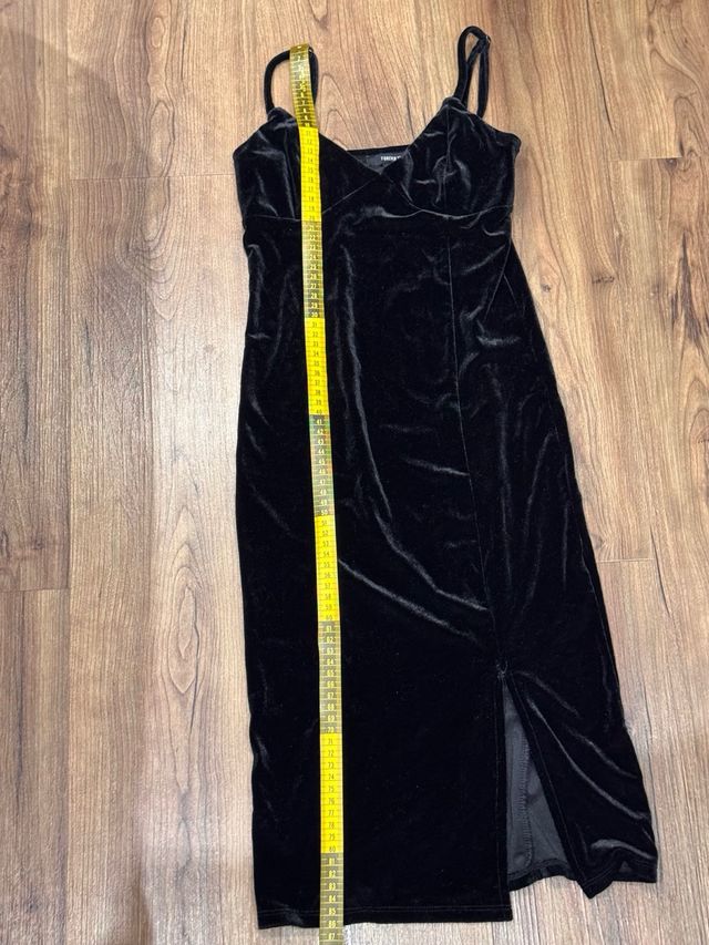 Vestido negro terciopelo - Fiesta