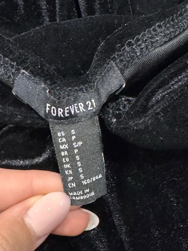 Vestido negro terciopelo - Fiesta