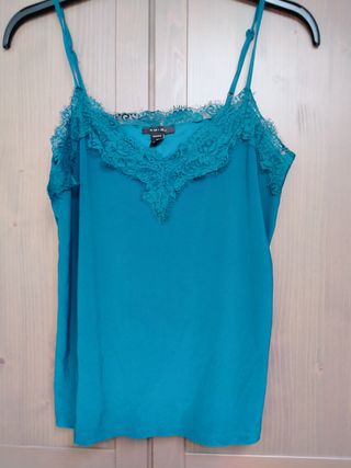 Top turquesa AMISU- Talla M