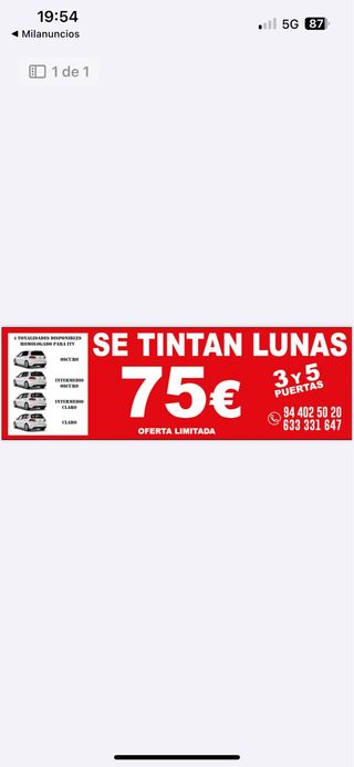 se tintan lunas 