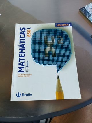 Código Bruño Matemáticas 1 ESO - 3 volúmenes
