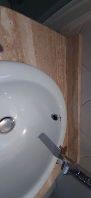 Encimera baño mármol beige